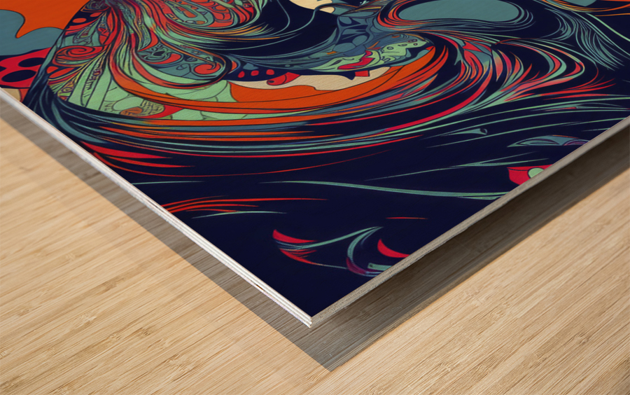 it was in the 50 s Impression sur bois