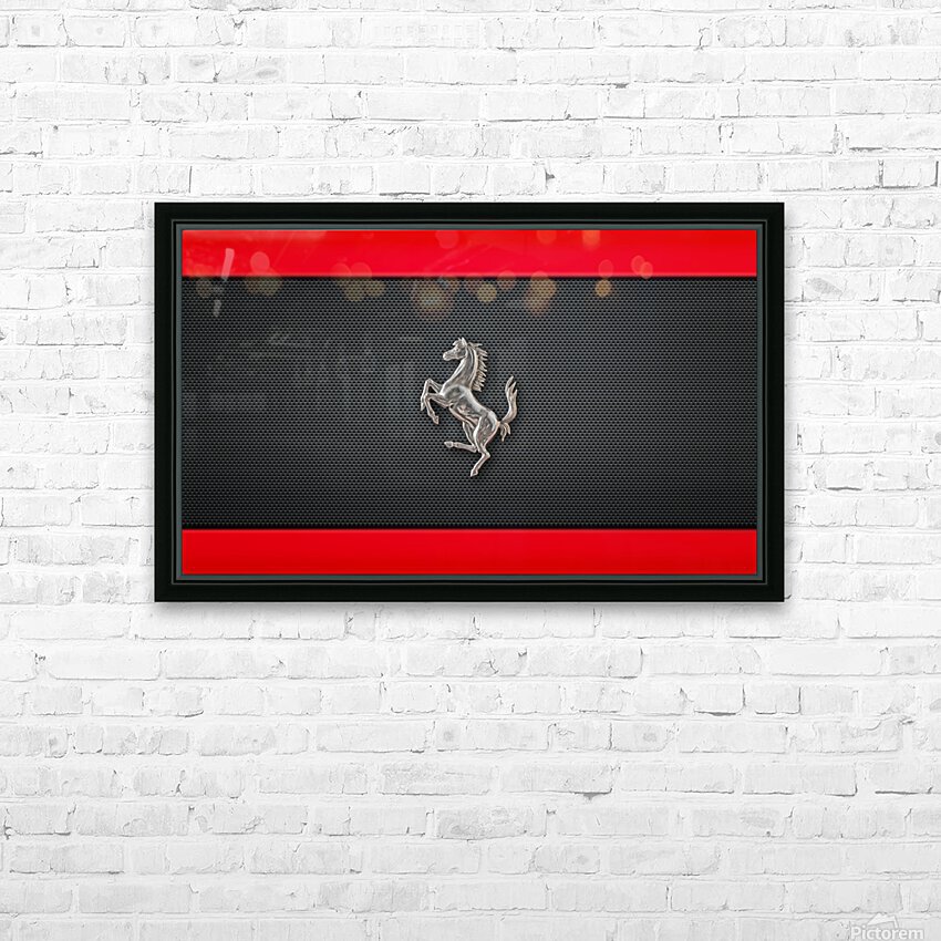 Artopweb Panneau Décoratif Logo Ferrari – 61 X 91 Cm – MDF Ultra Léger Made In Italy – Prêt à Accrocher