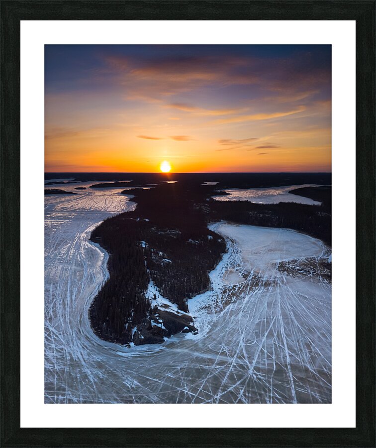 Tracked Out Picture Frame print