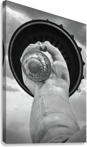 Ladys Torch NYC Canvas Print