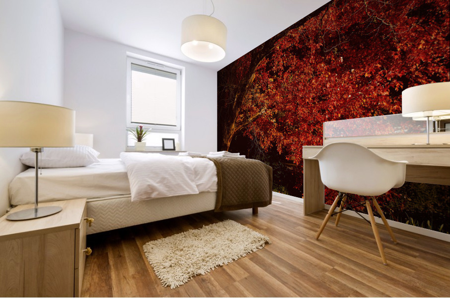 Maple Red NYC Mural print