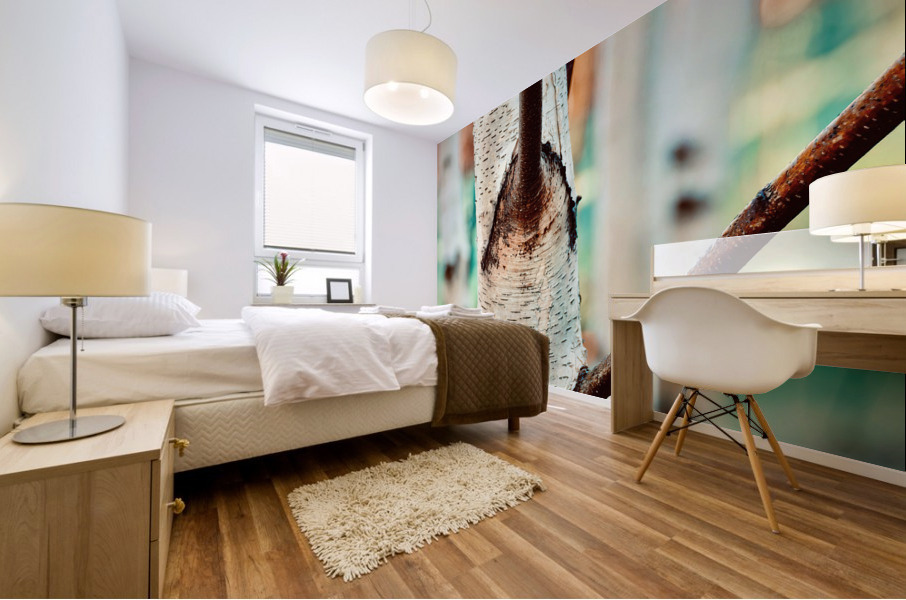 White Birch NYC Mural print