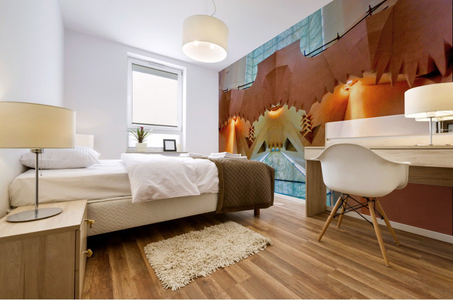 Eagle Feature Barcelona Spain Mural print