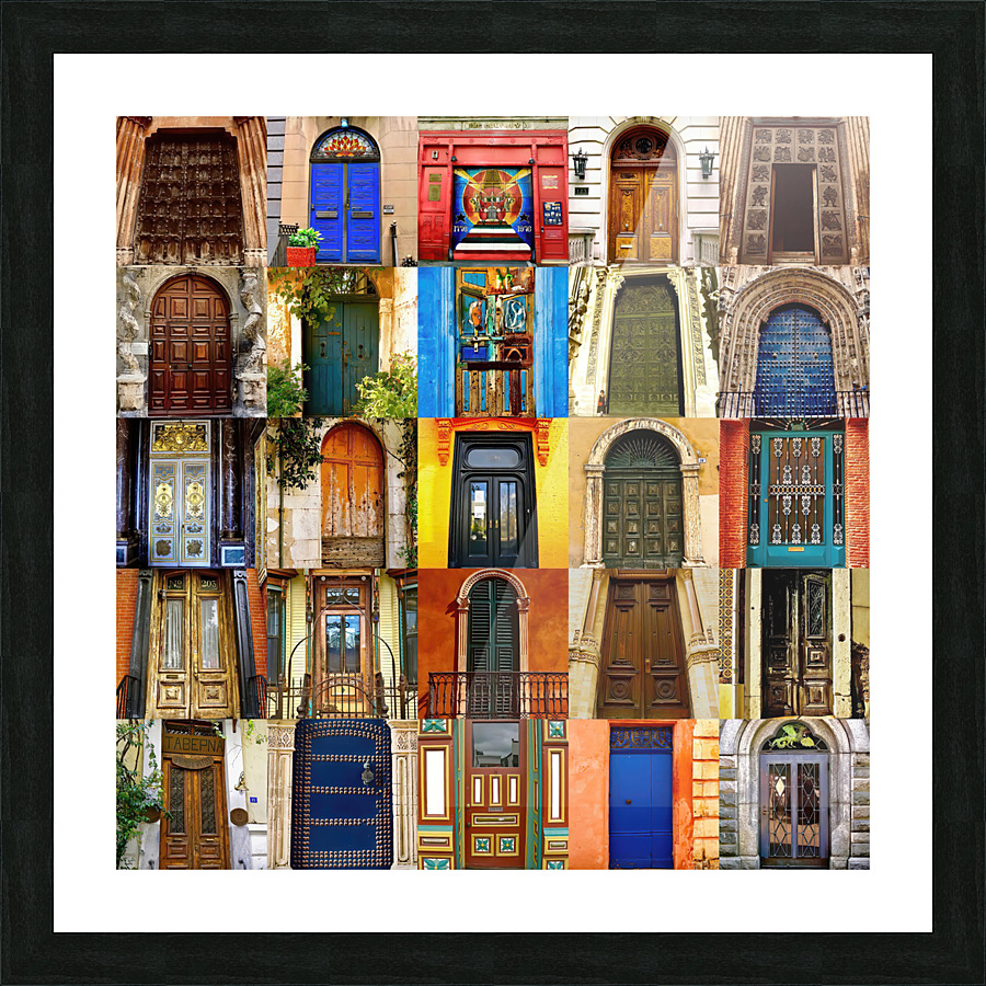 Doors  Picture Frame print