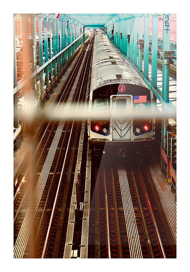 Taking the J NYC Picture Frame print