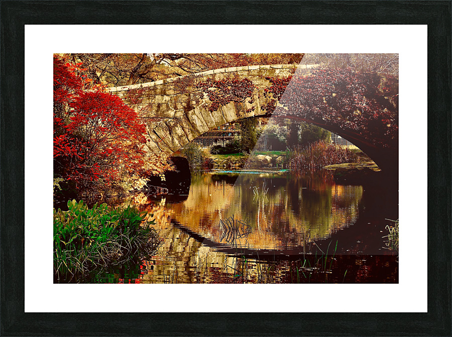 Gapstow Bridge NYC Picture Frame print