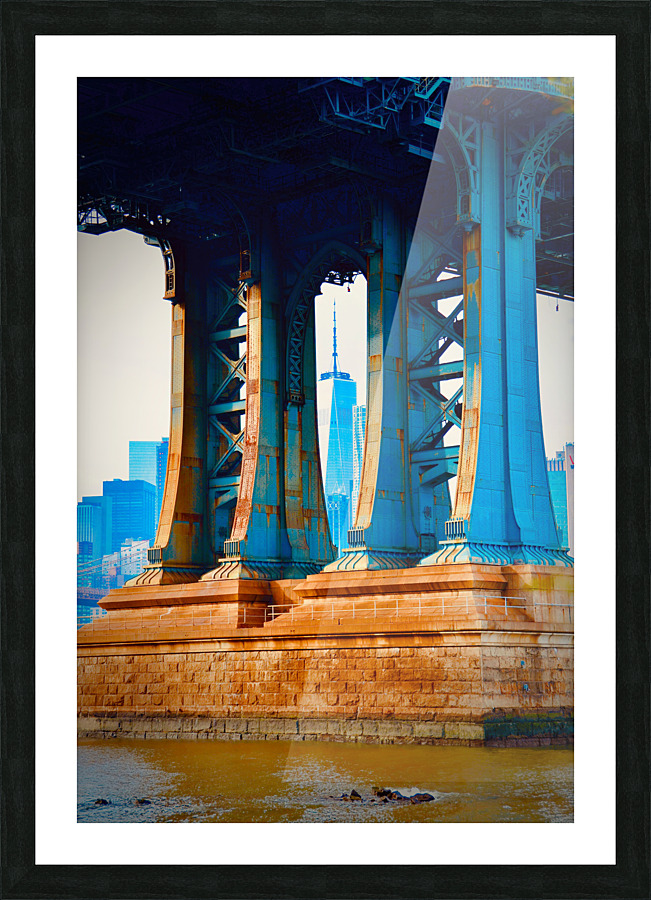 Tower Under Bridge NYC Picture Frame print