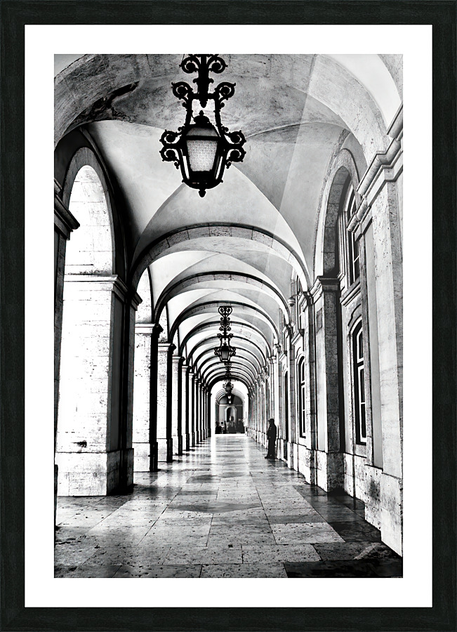 Praca do Comercio Lisbon Portugal Picture Frame print