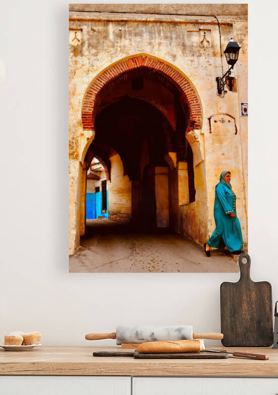 Passageway Tangier  Morocco by Fred J Bivetto