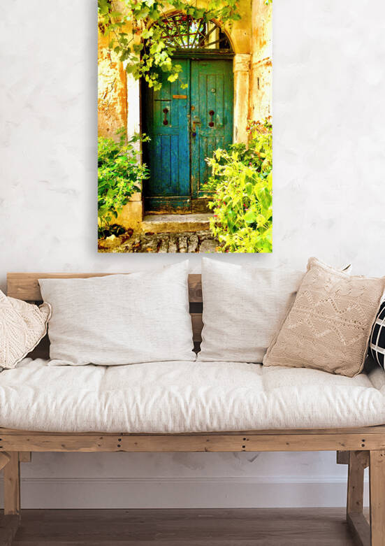 Green Door Rovinj  Croatia by Fred J Bivetto