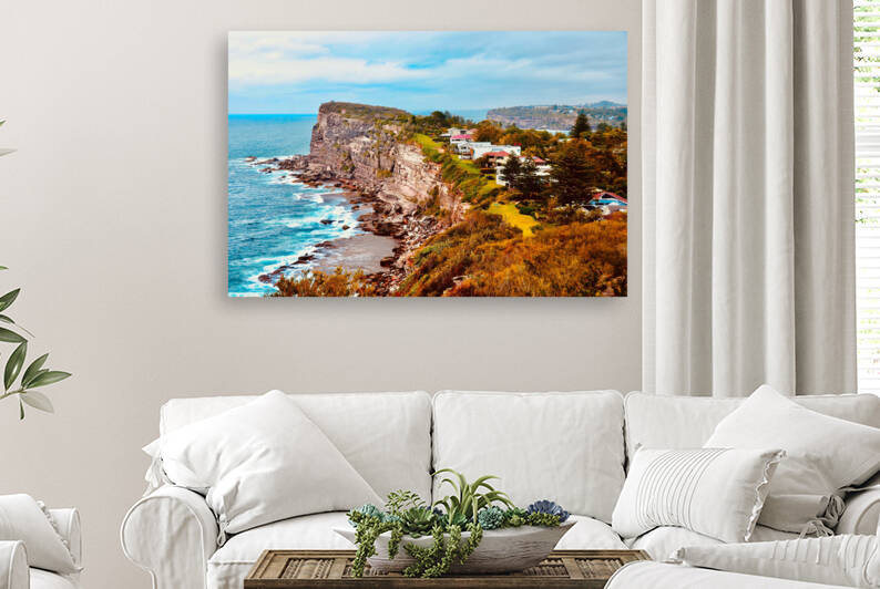 Bangalley Headland Avalon Beach  Australia by Fred J Bivetto