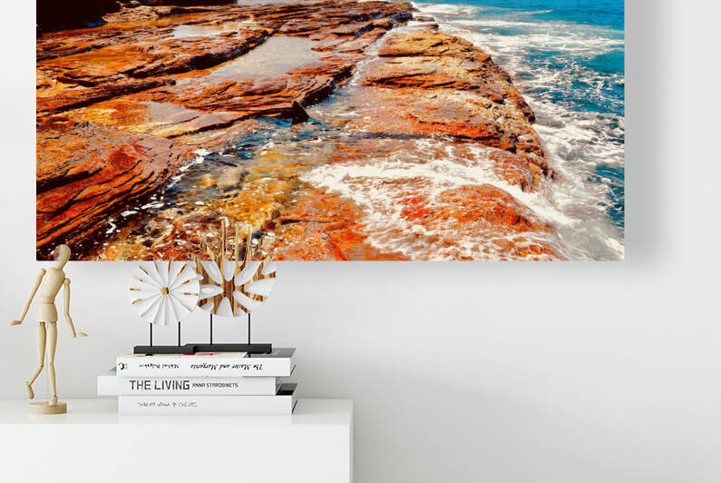 North Platform Avalon Beach  Australia by Fred J Bivetto