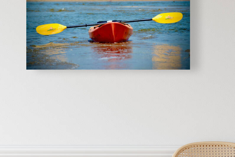 Paddle Boat Westbrook  Connecticut by Fred J Bivetto