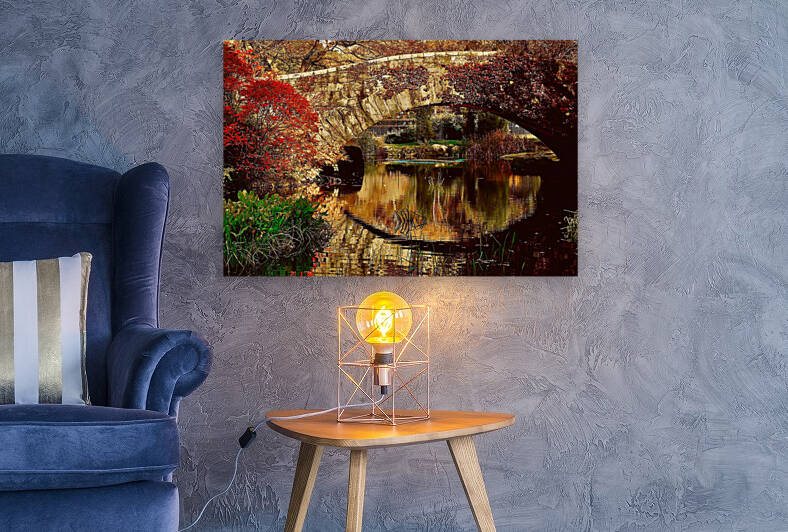 Gapstow Bridge NYC by Fred J Bivetto