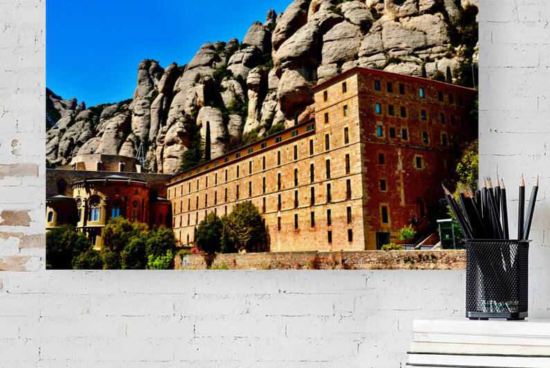 Montserrat Catalonia Spain by Fred J Bivetto