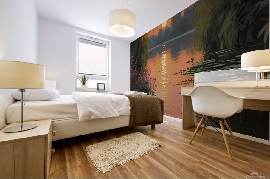 Serene Nature Art Mural print