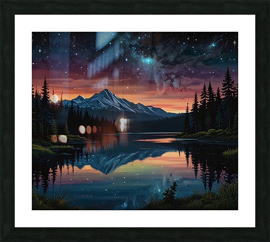 Starry Reflections Wall Art Picture Frame print