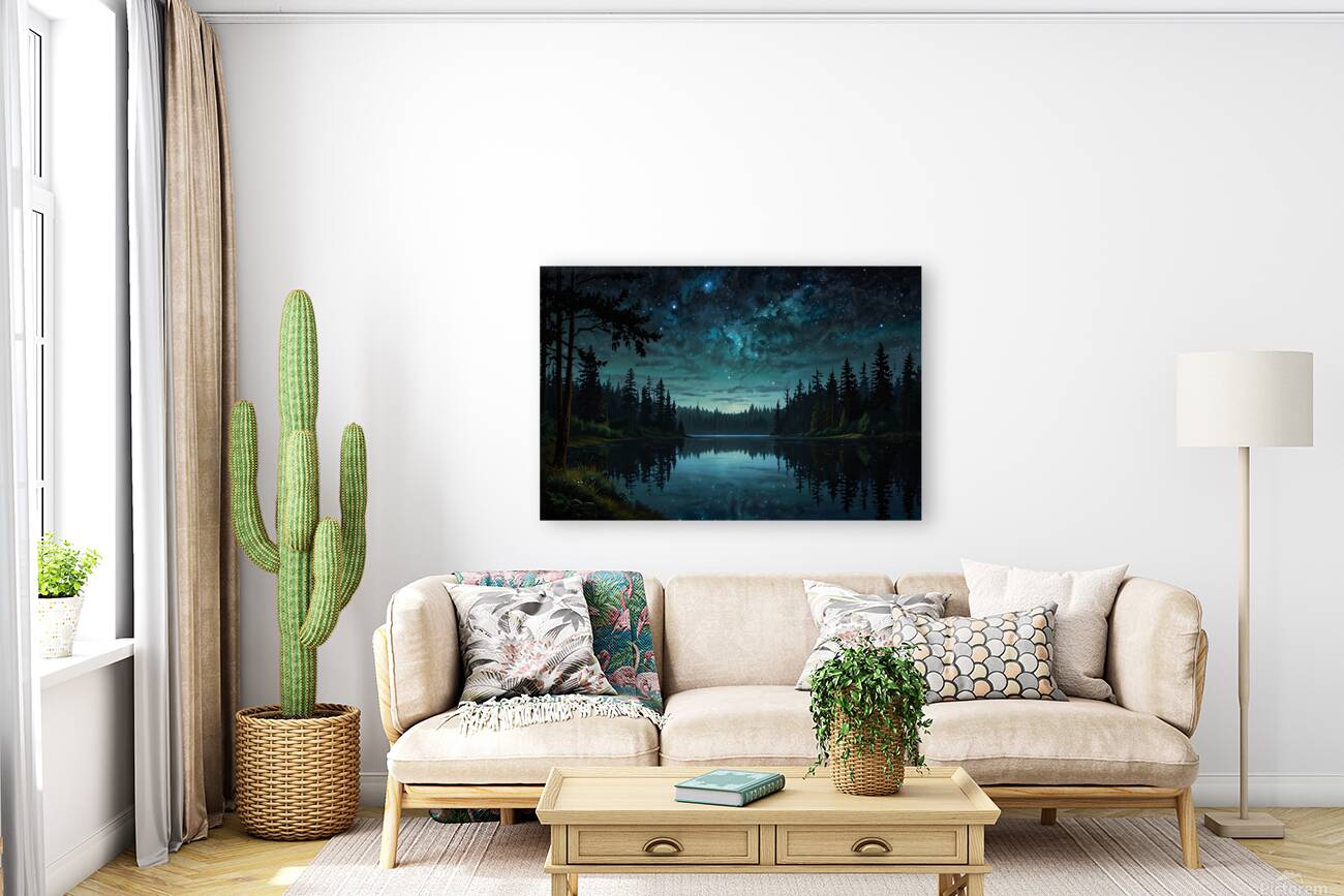 Celestial Forest Night Reproduction
