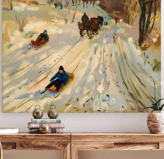Winter Joyride in the Countryside by rihab bahammou