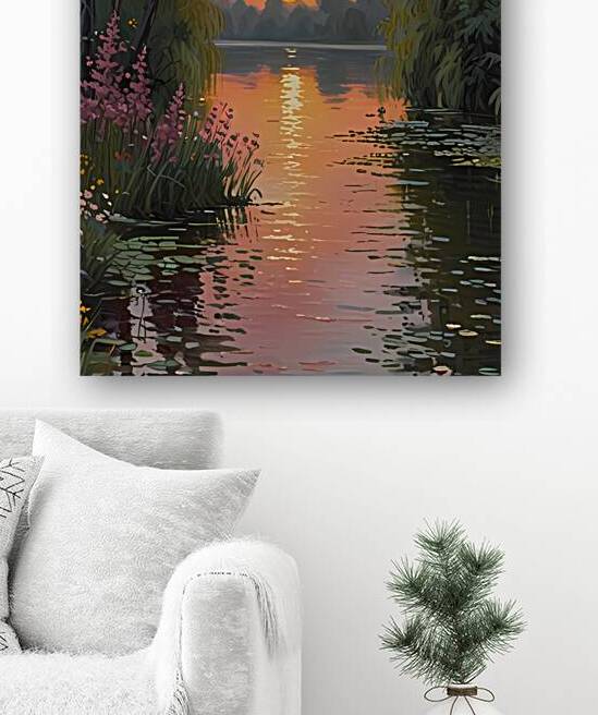 Serene Nature Art by rihab bahammou