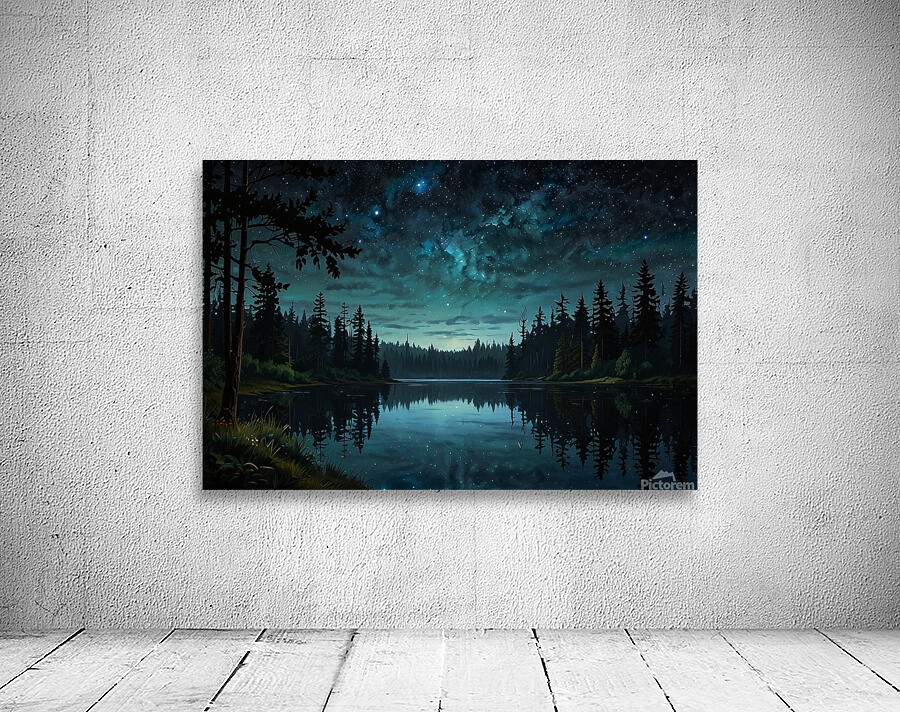 Celestial Forest Night Wall Preview