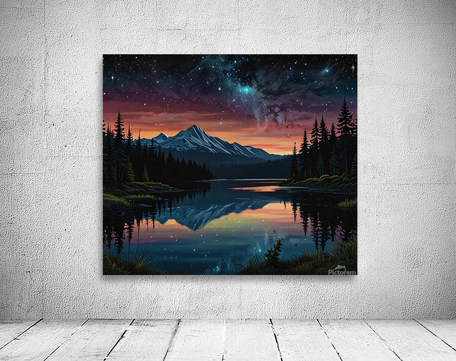 Starry Reflections Wall Art Wall Preview