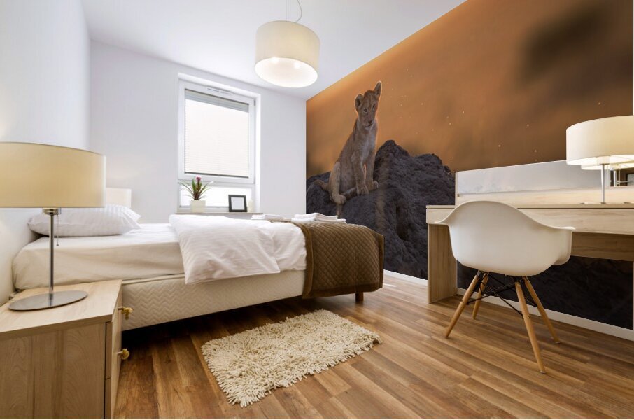  Sunset Cub Mural print