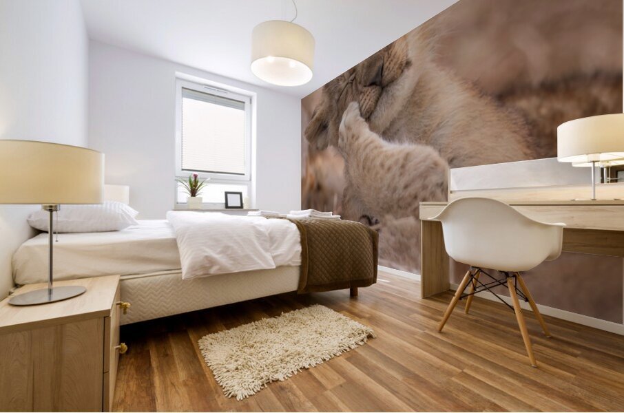 Sibling Rivalry Mural print