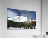 Deep Blue Snow Day Acrylic Print