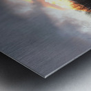 True Gold Alpenglow Metal print