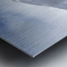 Mount Shasta First Snow with Blue Sky Metal print