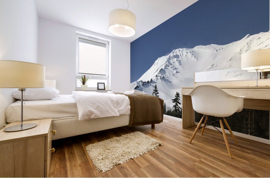 Deep Blue Sky Mural print