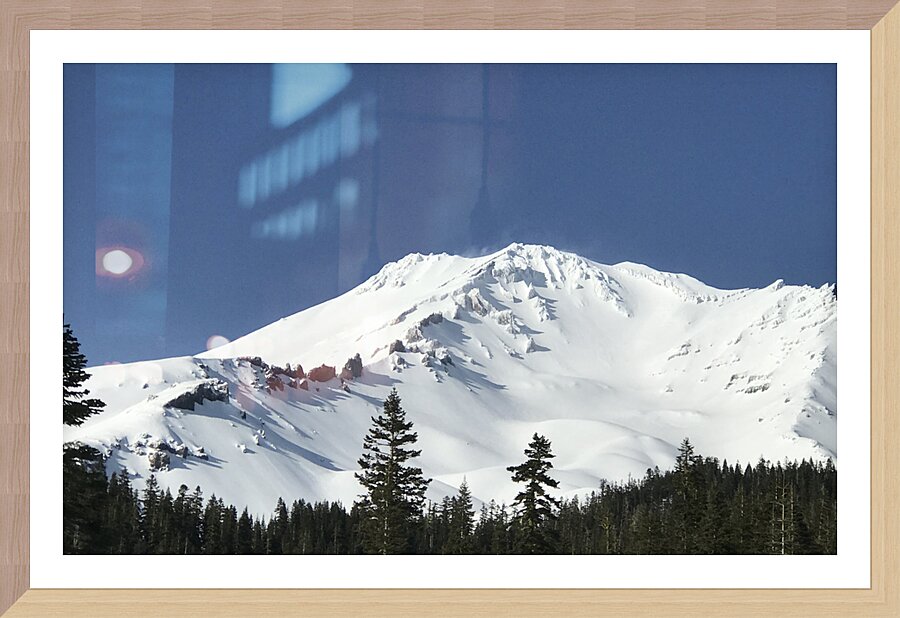 Deep Blue Sky Picture Frame print