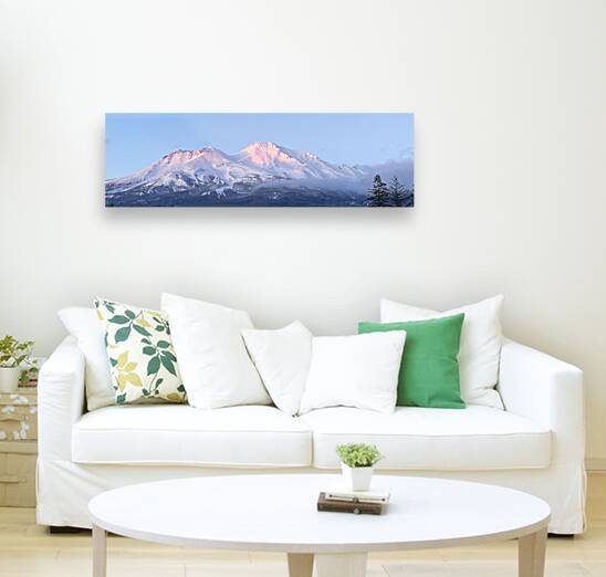 May Alpenglow Mount Shasta Landscape Reproduction