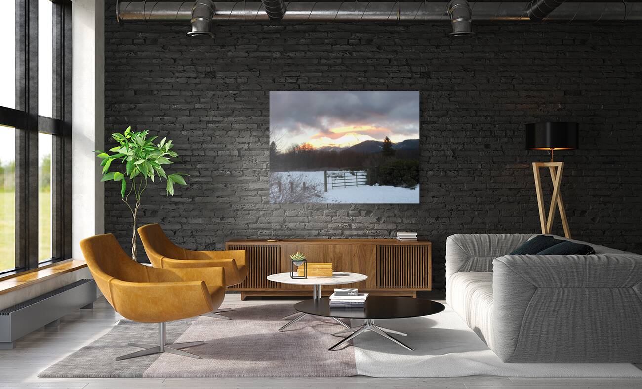 True Gold Alpenglow Reproduction