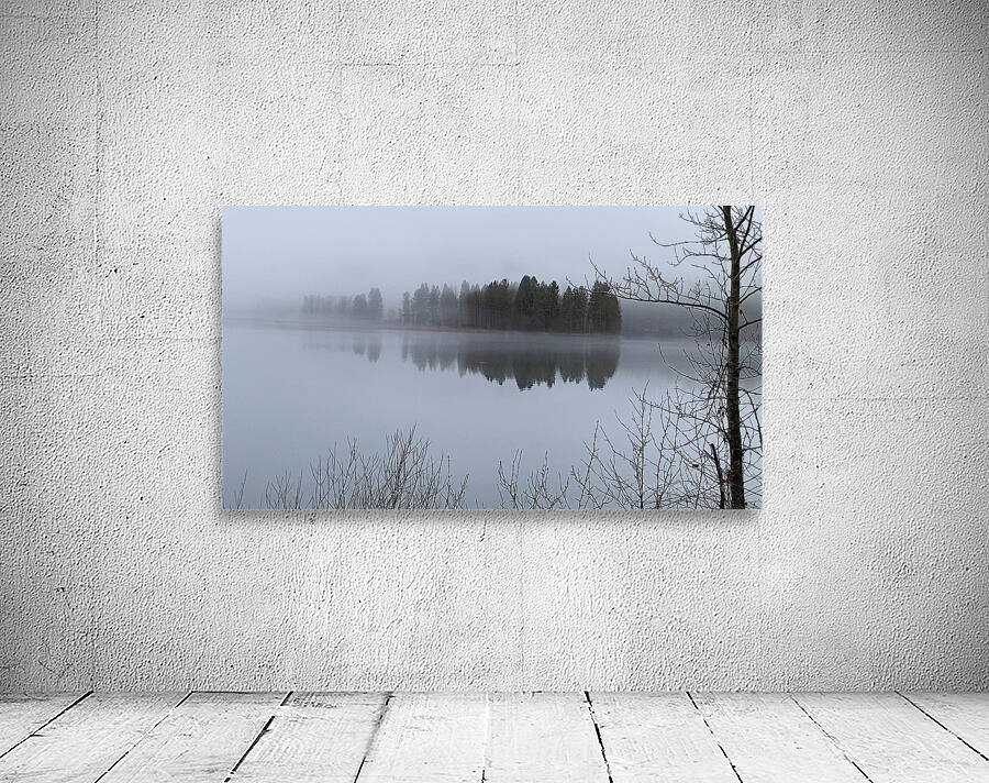 Winter Mist on Lake Siskiyou Wall Preview