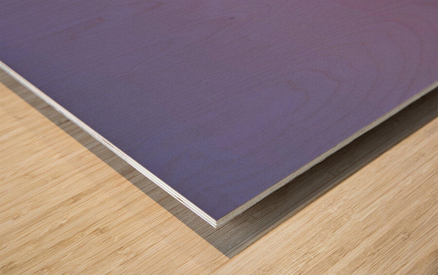 Lavender Sky Forever Wood print