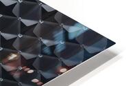 Black background with 3d shape HD Metal print