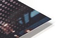 Abstract halftone dots background HD Metal print