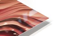 Abstract background with dynamic effect HD Metal print