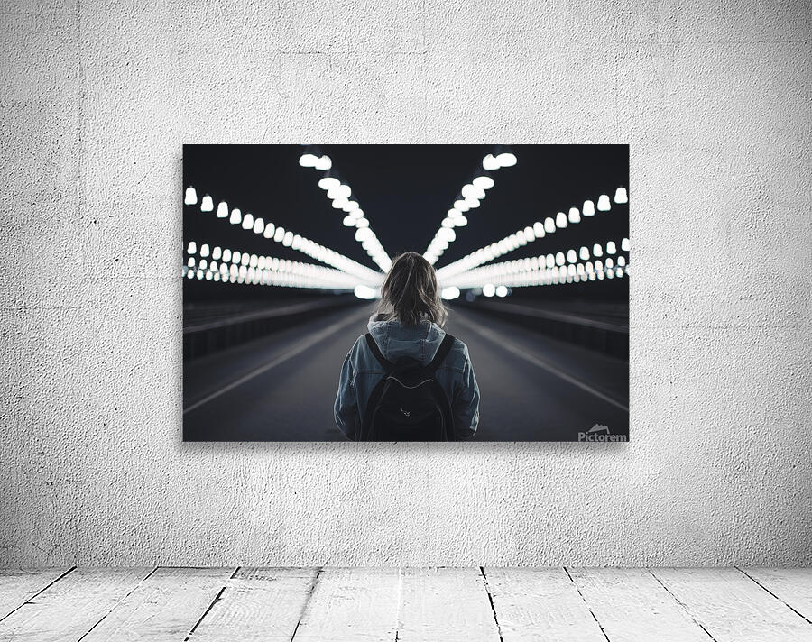 Abstract bokeh lights background Wall Preview