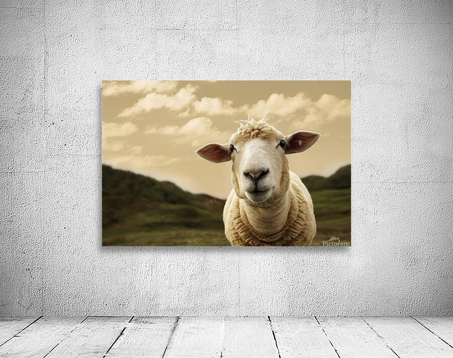 Curious Sheep Wall Preview