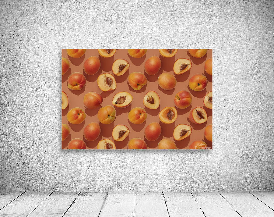 Fresh apricot pattern Wall Preview