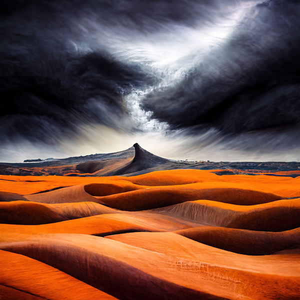 Dramatic Desert Landscape 01 Digital Download