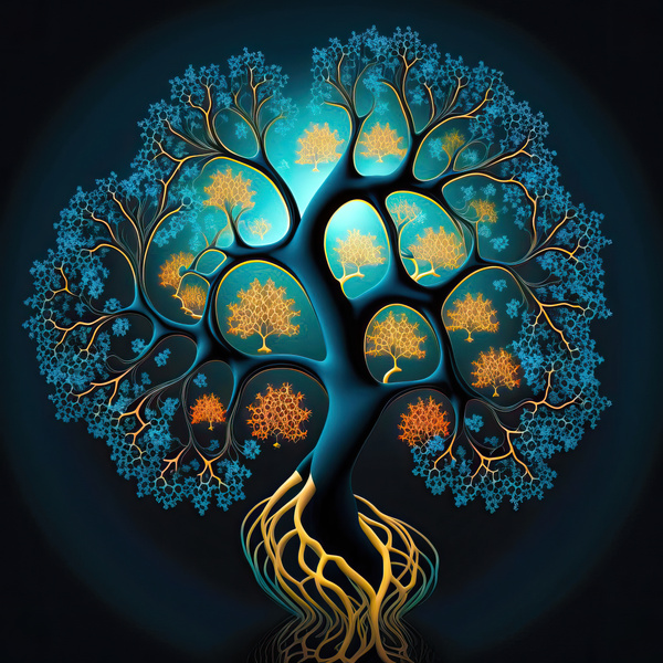 Fractal Tree 50 Digital Download