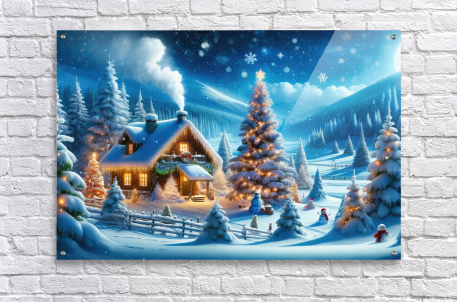 Christmas Winter Wonderland 02 by Matthias Hauser Wall Art