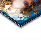 The Future of AI 50 Cyborg Gold and Blue Acrylic print