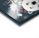Polar Bear Duo Festive Patchwork Suits Acrylic print