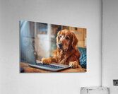 Working like a dog 02 The Diligent Canine Acrylic Print