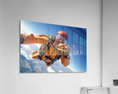 Skydiving Burger Feast Acrylic Print